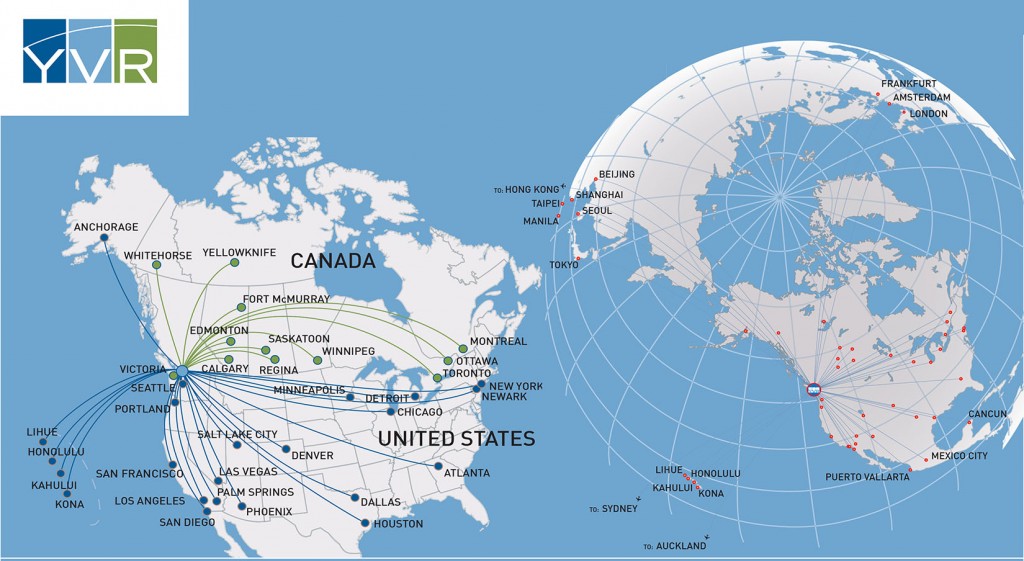 2011 Scheduled NA & Int Destinations